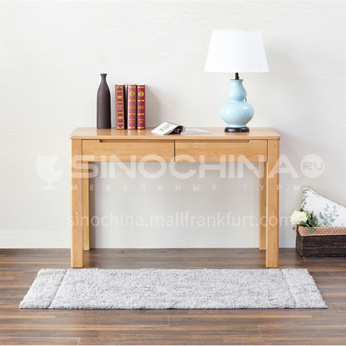 XDD-8009 Bedroom Nordic Simple Modern Log + Walnut Desk